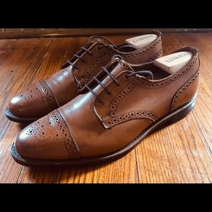 Allen Edmonds 6th Avenue semi brogue dress shoes